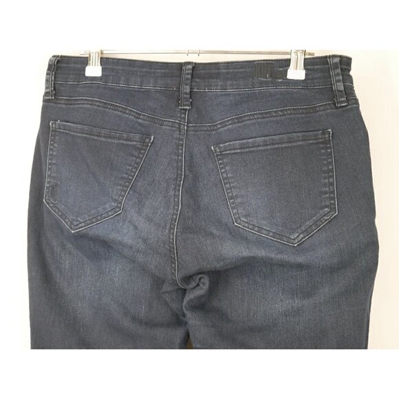 EUC KUT Mid Rise Dark Wash Skinny Jeans 4 - Picture 4 of 6